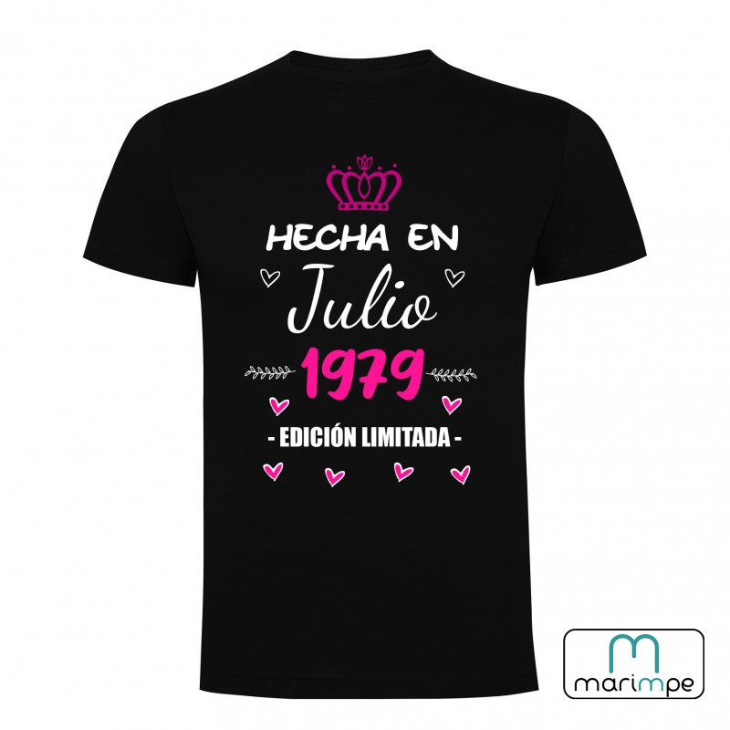 CAMISETA NACIMIENTO MES Y AÑO