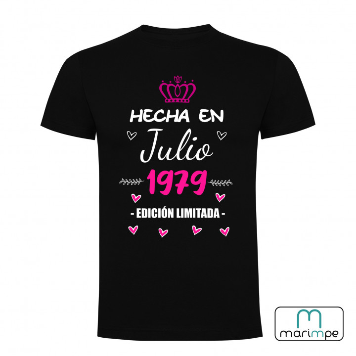CAMISETA NACIMIENTO MES Y AÑO