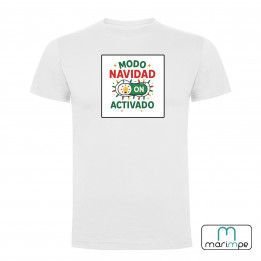 CAMISETA MODO NAVIDAD ACTIVADO
