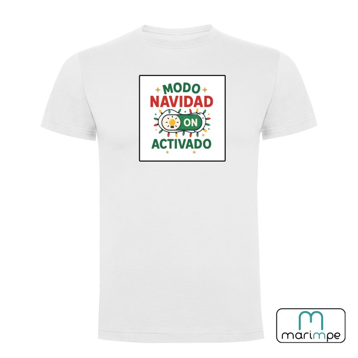 CAMISETA MODO NAVIDAD ACTIVADO