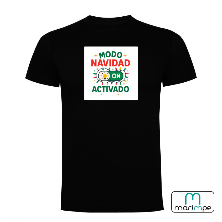 CAMISETA MODO NAVIDAD ACTIVADO