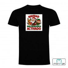 CAMISETA NAVIDAD MODO SUPERVIVENCIA ACTIVADO