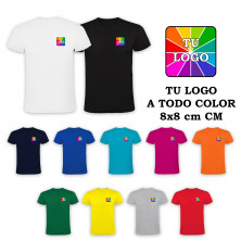 Camiseta económica algodón logo