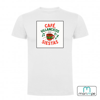 CAMISETA CAFÉ, VILLANCICOS Y FIESTA