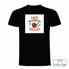 CAMISETA CAFÉ, VILLANCICOS Y FIESTA