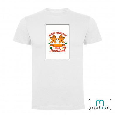 CAMISETA RECIÉN HORNEADO PARA NAVIDAD
