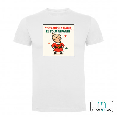 CAMISETA YO TRAIGO LA MAGIA, ÉL SOLO REPARTE
