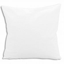 COJIN ERROR 404: MOTIVACIÓN NO ENCONTRADA 40x40 cm color blanco con relleno incluido.