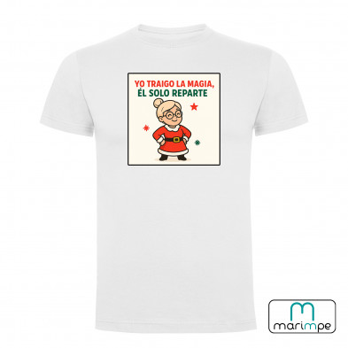 CAMISETA YO TRAIGO LA MAGIA ÉL SOLO REPARTE
