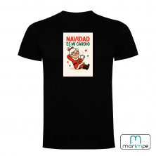 CAMISETA NAVIDAD ES MI CARDIO