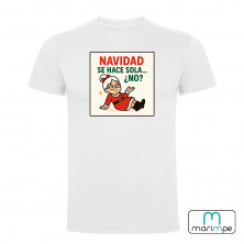 CAMISETA NAVIDAD SE HACE SOLA ¿NO?
