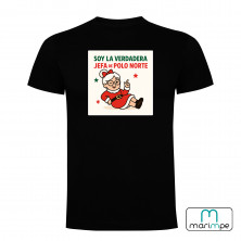 CAMISETA SOY LA VERDADERA JEFA DE POLO NORTE