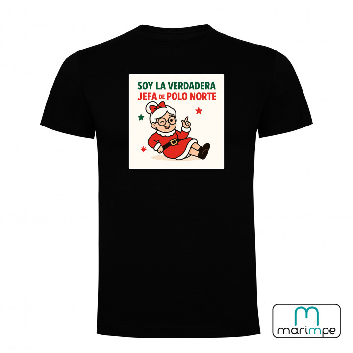 CAMISETA SOY LA VERDADERA JEFA DE POLO NORTE