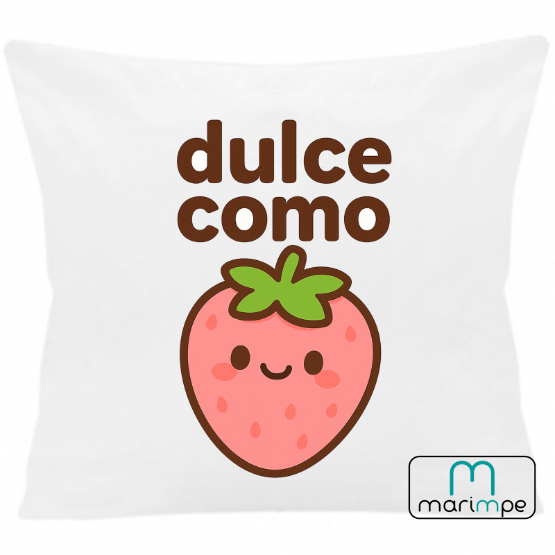 COJIN COJÍN DULCE COMO 40x40 cm color blanco con relleno incluido.