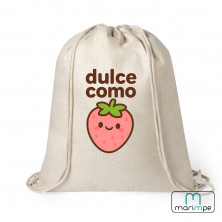 MOCHILA LINO "MOCHILA DULCE COMO"