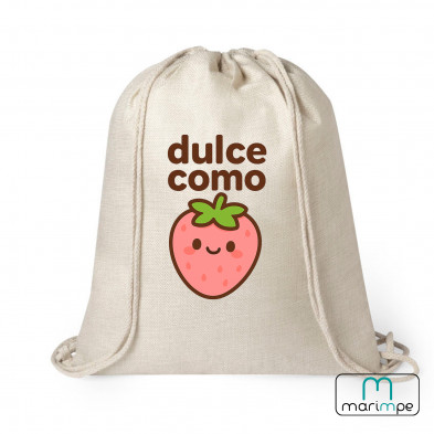 MOCHILA LINO "MOCHILA DULCE COMO"