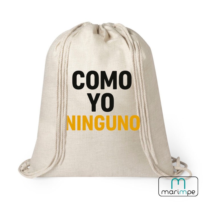 MOCHILA LINO "MOCHILA COMO YO NINGUNO"