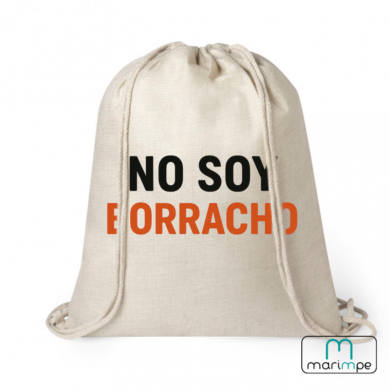 MOCHILA LINO "MOCHILA NO SOY BORRACHO"