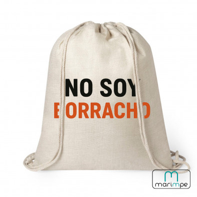 MOCHILA LINO "MOCHILA NO SOY BORRACHO"