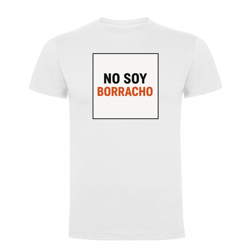 CAMISETA NO SOY BORRACHO