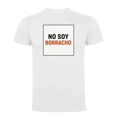 CAMISETA NO SOY BORRACHO