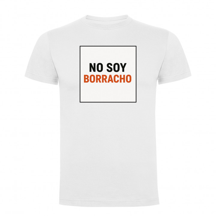 CAMISETA NO SOY BORRACHO