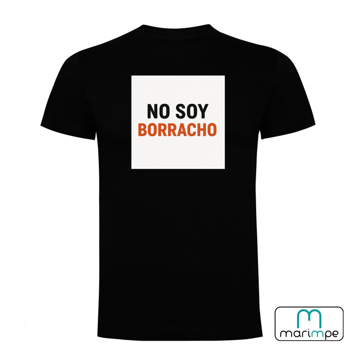 CAMISETA NO SOY BORRACHO