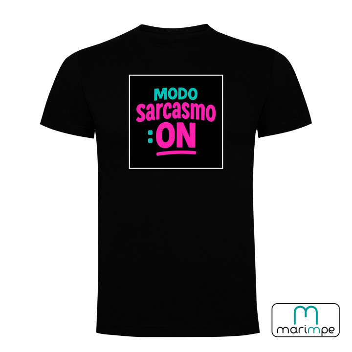 CAMISETA MODO SARCASMO ON