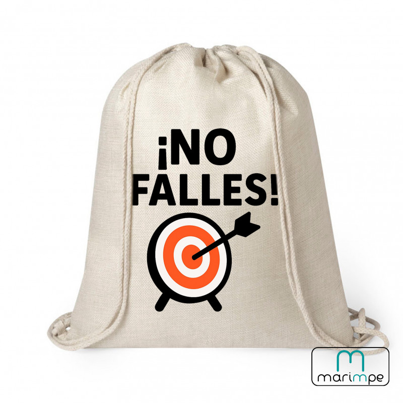 MOCHILA LINO "MOCHILA SIN SUDOR NO HAY HONOR"