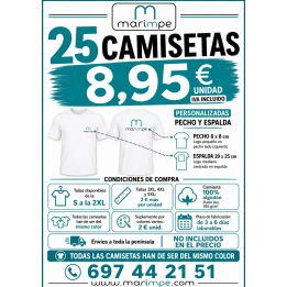 CAMISETA ALGODÓN 25