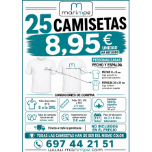 CAMISETA ALGODÓN 25