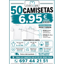 CAMISETA ALGODÓN 50