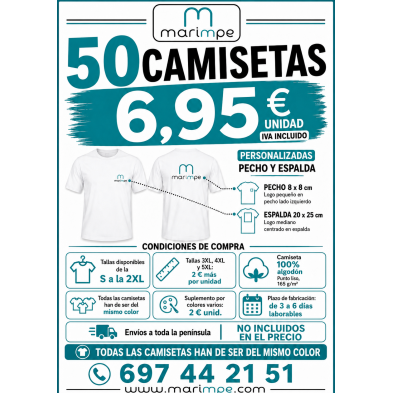 CAMISETA ALGODÓN