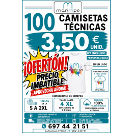 CAMISETA TÉCNICA PERSONALIZADA ECONÓMICA
