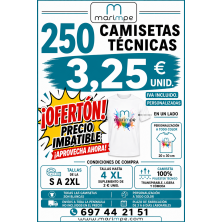 CAMISETA TÉCNICA PERSONALIZADA ECONÓMICA