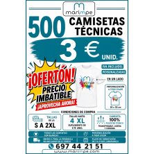 EL MEJOR PRECIO PARA TUS CAMISETAS TÉCNICAS