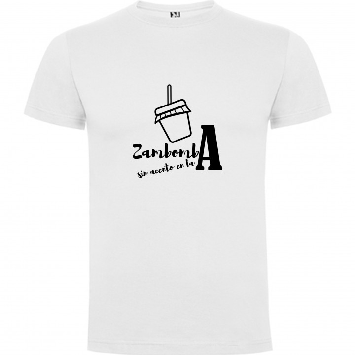 Camiseta Zambomba con acento en la A