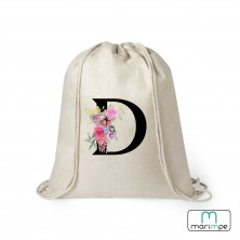 MOCHILA LINO INICIAL FLORES