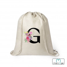 MOCHILA LINO INICIAL FLORES