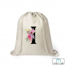 MOCHILA LINO INICIAL FLORES