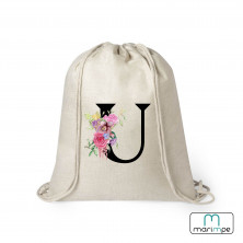 MOCHILA LINO INICIAL FLORES