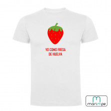 Camiseta YO COMO FRESA DE HUELVA