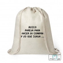 MOCHILA LINO BUSCO PARA HACER LA COMPRA Y LO QUE SURJA