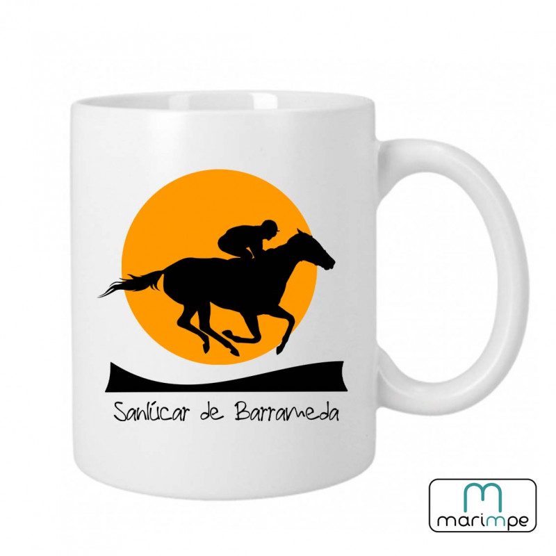 Taza  "GALOPE SANLÚCAR "
