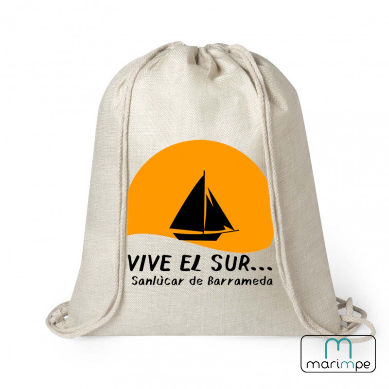 MOCHILA LINO "ATARDECER SANLÚCAR"