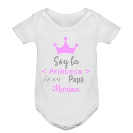 BODY SOY LA PRINCESA DE MI PAPA (PERSONALIZABLE)
