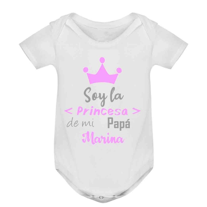 BODY SOY LA PRINCESA DE MI PAPA (PERSONALIZABLE)