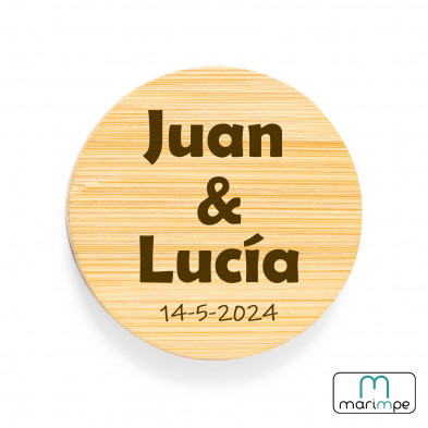 ABRIDOR BAMBÚ CON IMÁN (PERSONALIZABLE)