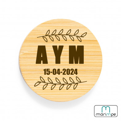 ABRIDOR BAMBÚ CON IMÁN (PERSONALIZABLE)