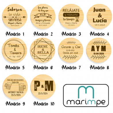 ABRIDOR BAMBÚ CON IMÁN (PERSONALIZABLE)